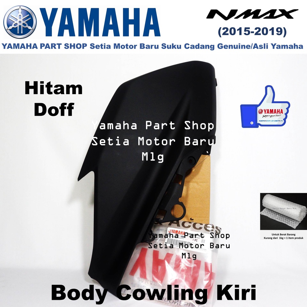 Bodi Body Cowling Hitam Doff Mat Black Kiri N Max Nmax Old Asli Yamaha
