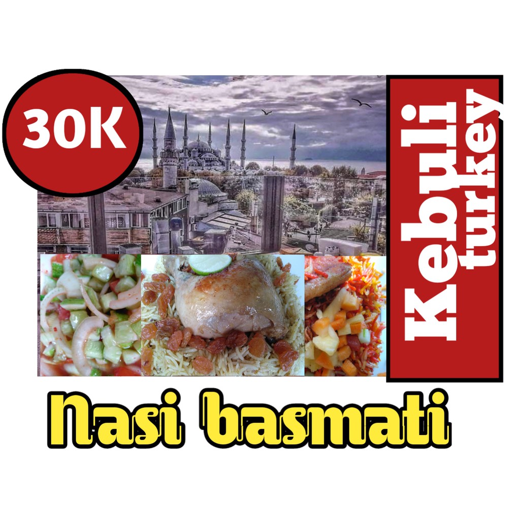 

NASI BRIYANI DEPOK BUMBU ORIGINAL TURKI VARIAN AYAM DAN KAMBING PALING DI CARI CUMA 30K