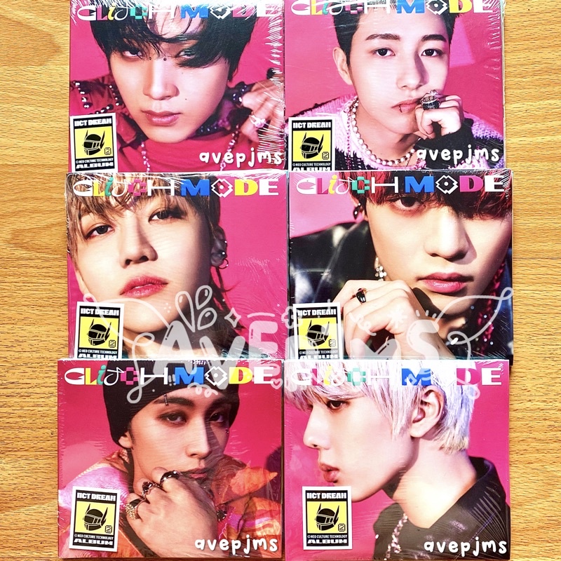 [ READY STOCK‼️ ] NCT Dream Glitch Mode Sealed First Press Digipack ver + POB Aladin  + Folded Poste