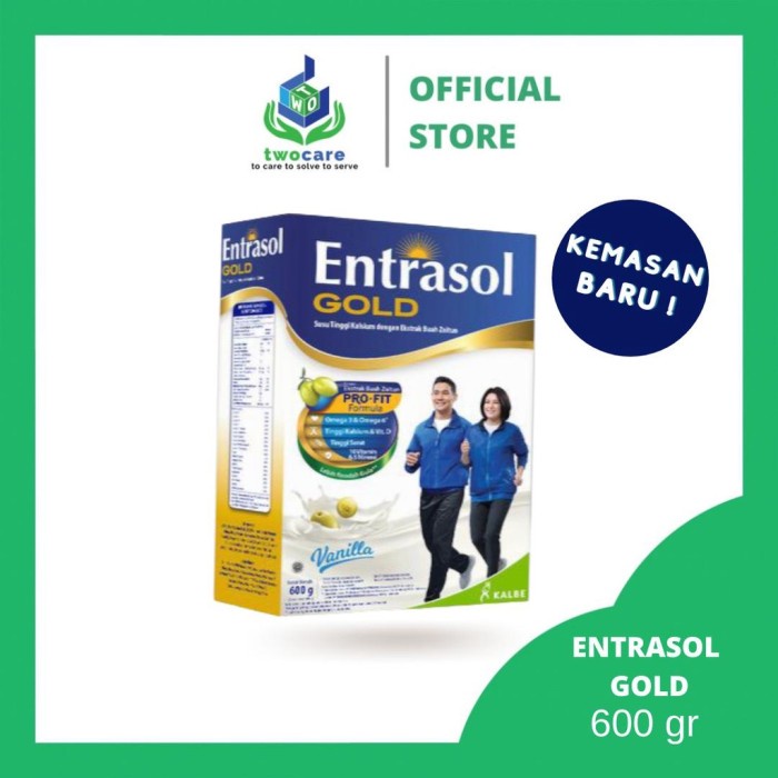 

ENTRASOL GOLD 600GR SUSU TINGGI KALSIUM RASA VANILLA-COKLAT