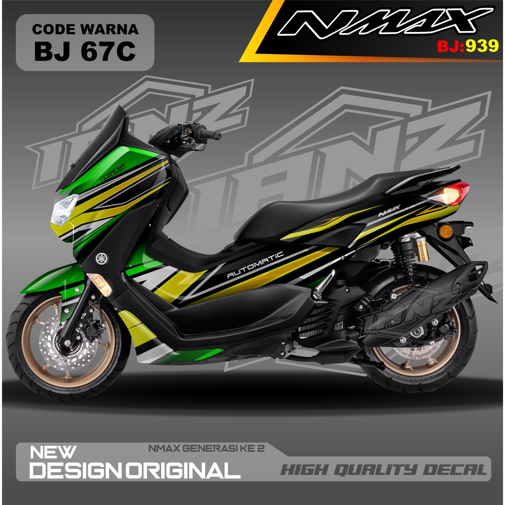 STIKER VARIASI NMAX FULL BODY BLOK MOTOR / DECAL FULL BODY NMAX / DECAL STIKER FULL BODY NMAX / STIKER DECAL NMAX TERBARU