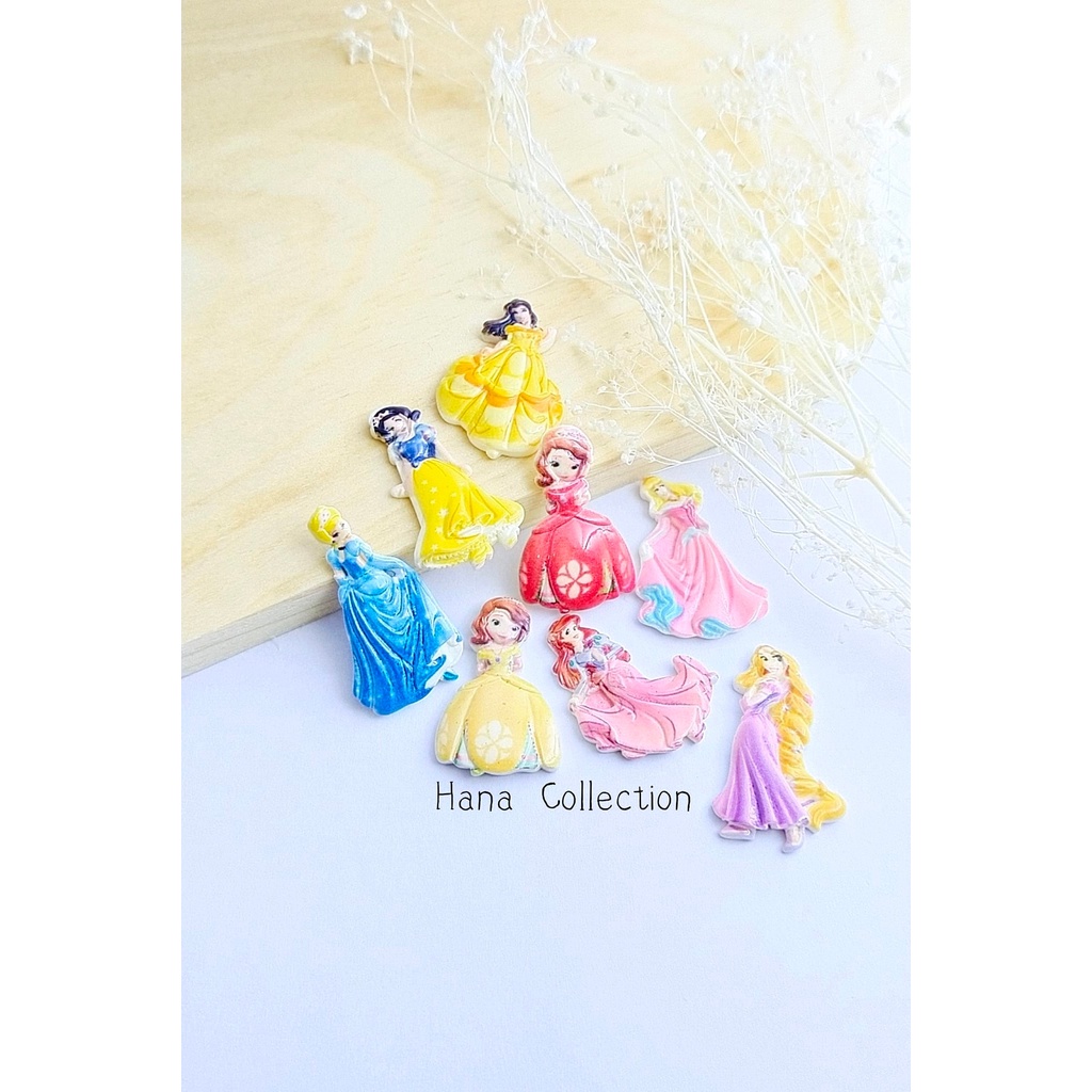 1pcs Resin Clay Flatback Princess