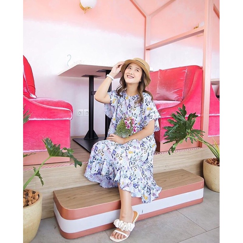 HOONE DRESS (home dress katun/ daster ruffle)