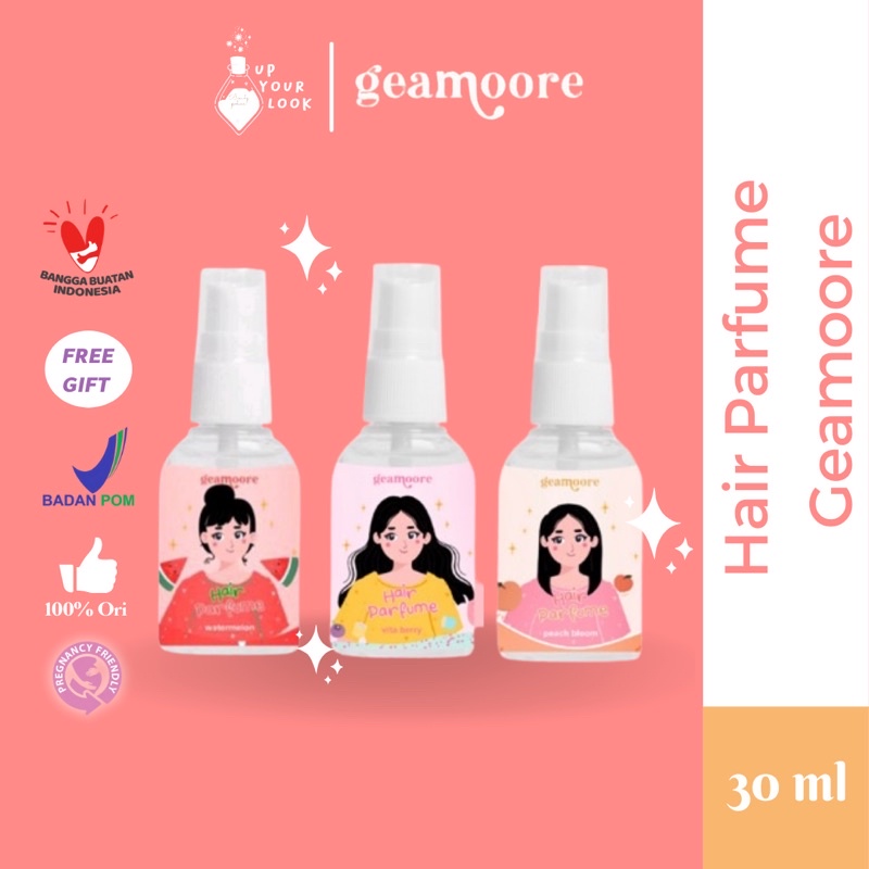 ✨Up Your Look✨ Geamoore hair parfume mist parfum rambut hijab 30ml