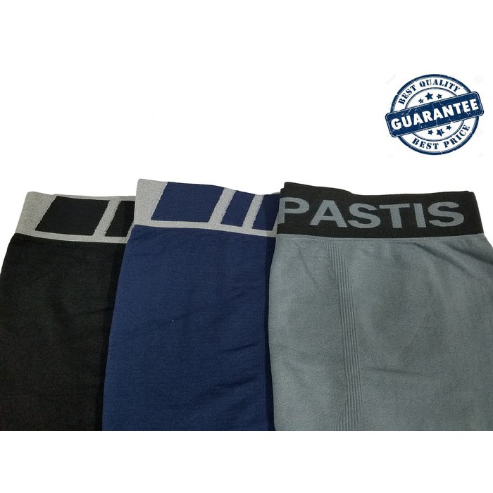 Harga 1 pcs CD-CD Boxer Pria PASTIS Premium Nylon 9033 / Celana Dalam Boxer Laki Cowok Pastis