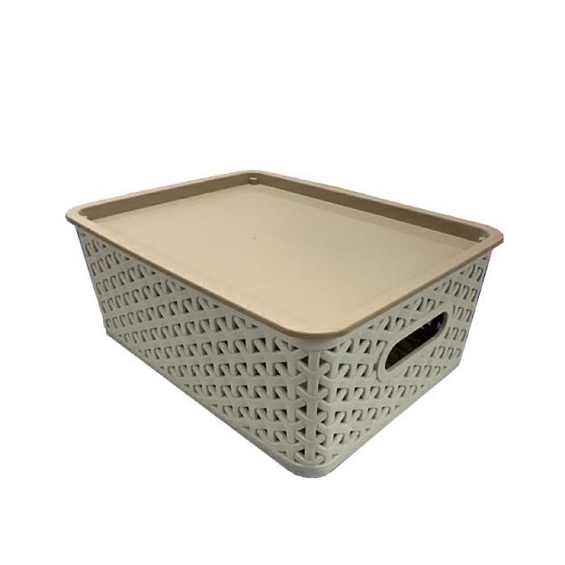Storage Box, merek: LOJI, model: HX 0028026, size (Extra Large): P 42 cm x L 36 cm x T 16 cm