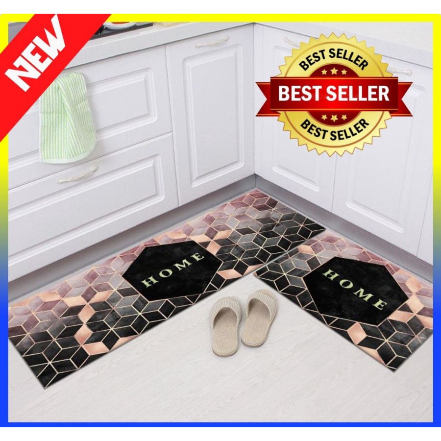 KESET DAPUR PANJANG ANTI SLIP / KESET DAPUR ANTI SLIP / KESET DAPUR MOTIF / DOOR MAT