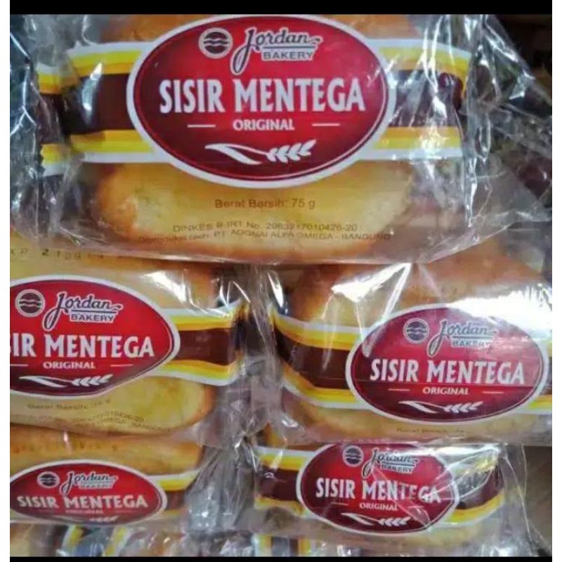 

(1pack) roti sisir mentega jordan