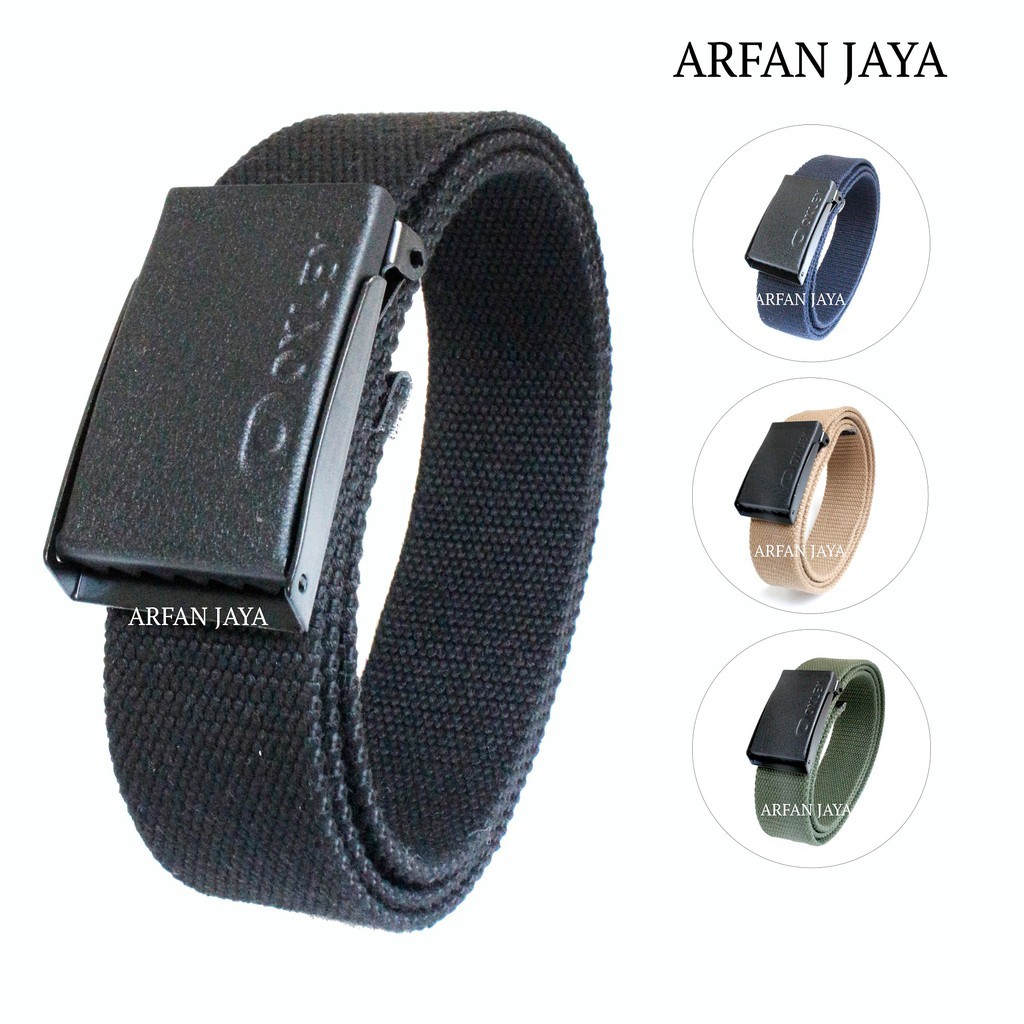 ArfanJayStore - Ikat Pinggang Pria - Ban Pinggang - Ikat Pinggang Jepit Canvas