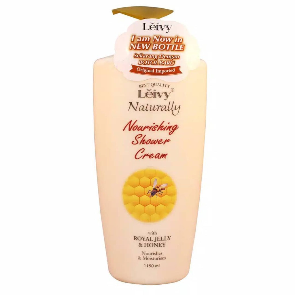 [HALAL] Leivy Naturally Shower Cream 1150ml Sabun Mandi Cair Malaysia