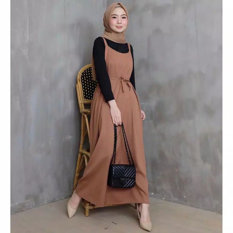 Arifirn Ranty Overall Maxi Dress - Overall Wanita | Baju Wanita