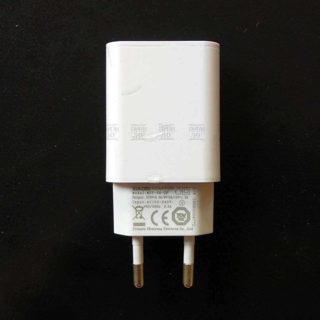 Travel Charger Casan XIAOMI PUTIH Type C Colokan Indonesia Fast Charging MDY-08-DF MDY08DF Mi4C Mi5