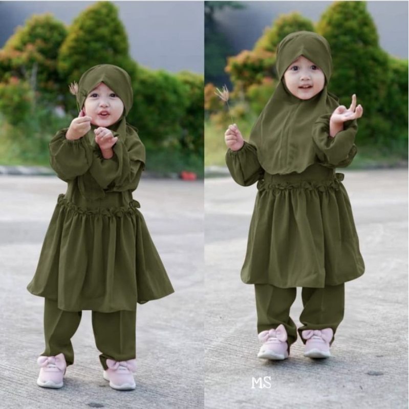 set pakaian anak perempuan