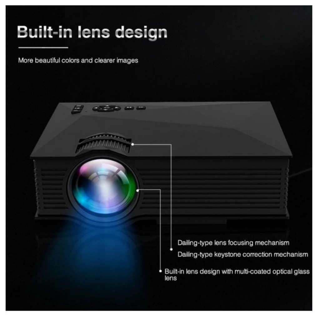 Proyektor Infocus UNIC Lumens 1800 Wifi 1080p Projector UC68 146101