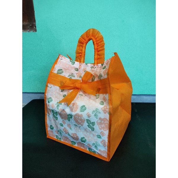 Tas hajatan pita renda/rempong motif