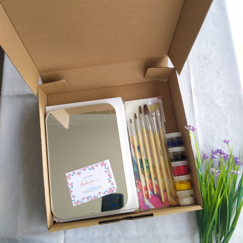 Mirror Painting Kit Cermin Lukis Kit Paket Melukis Murah