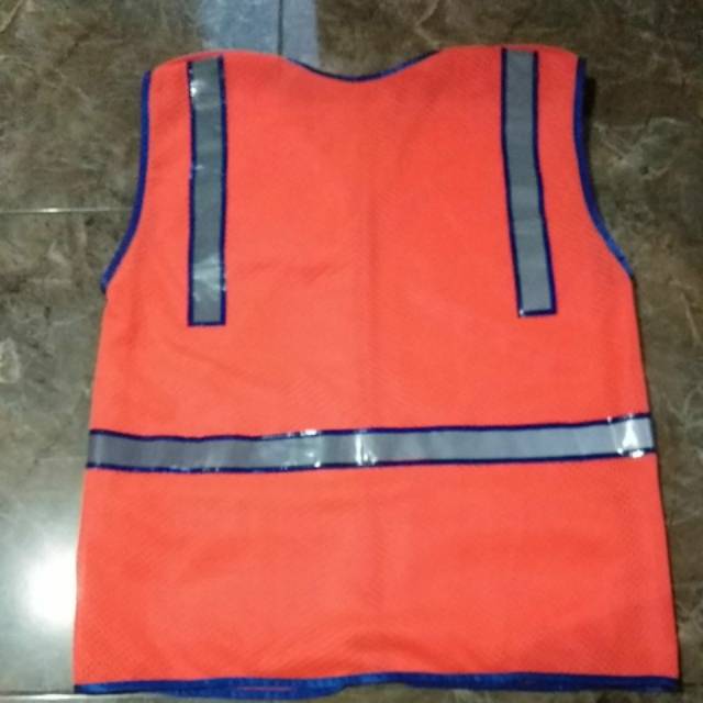 Rompi SAFETY PROYEK  warna orange