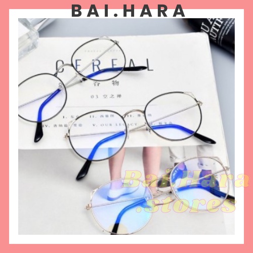 Kacamata Lensa Bening Frame Cat Eye Retro