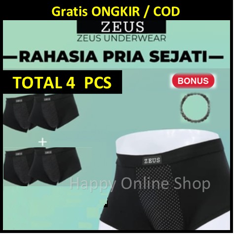 ZEUS Man Underwear Celana Dalam Kesehatan Pria