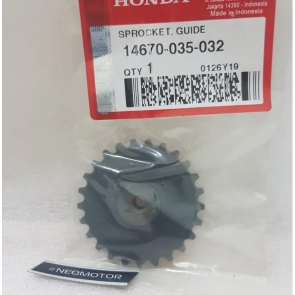 Sprocket, Guide Gigi Gir Pompa Oli - Win Grand Supra Asli Honda 14670035032