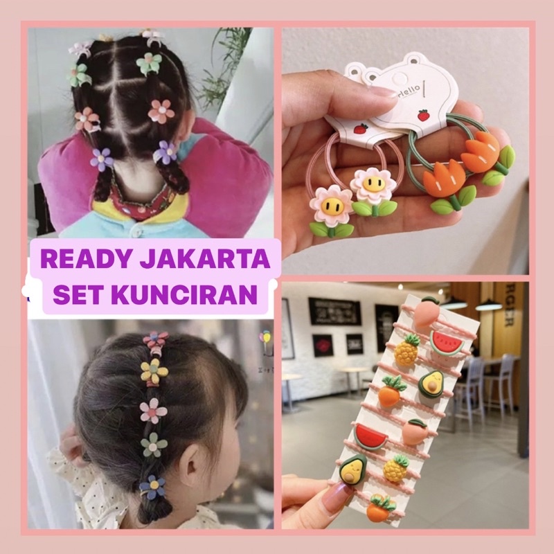 KUNCIRAN ANAK SET KUNCIR DUA KUNCIRAN KOREA ANAK IMPORT