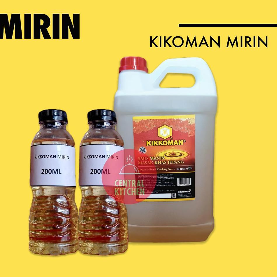

(SUPER SALE) Kikkoman Mirin Halal 200ml Cuka Manis Jepang