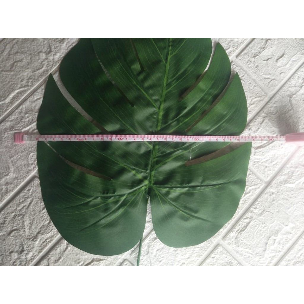 Daun Plastik MONSTERA Artificial Leaf