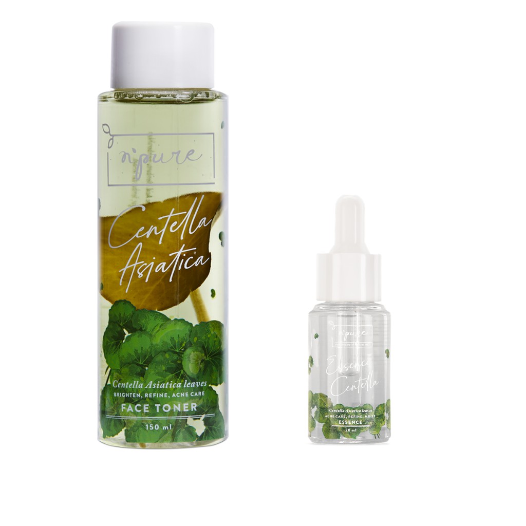 Npure Paket Face Toner + Essence Cica Series (Acne Series)-1