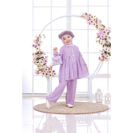 One Set anak OneSet rayon premium setelan celana anak couple