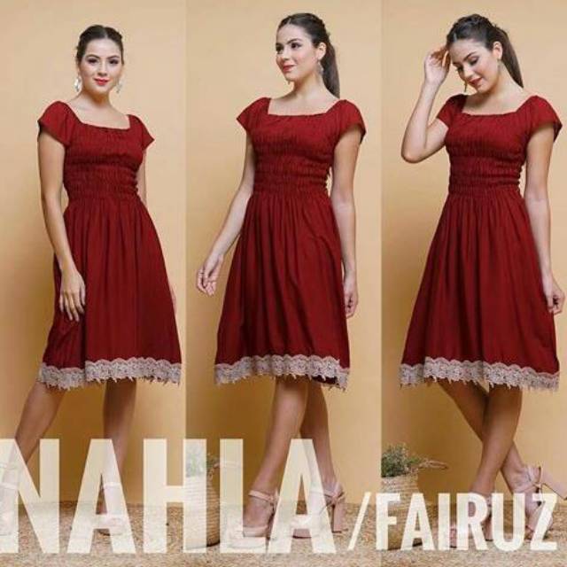 [Fashion Wanita] Daster NAHLA / FAIRUZ renda | polos | busui