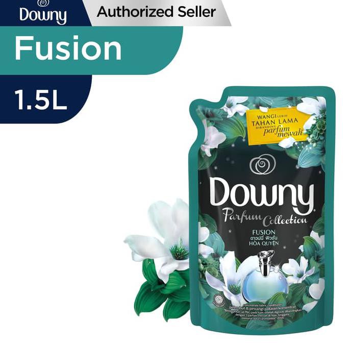Downy Pelembut & Pewangi Pakaian Fusion Refill 1.5L