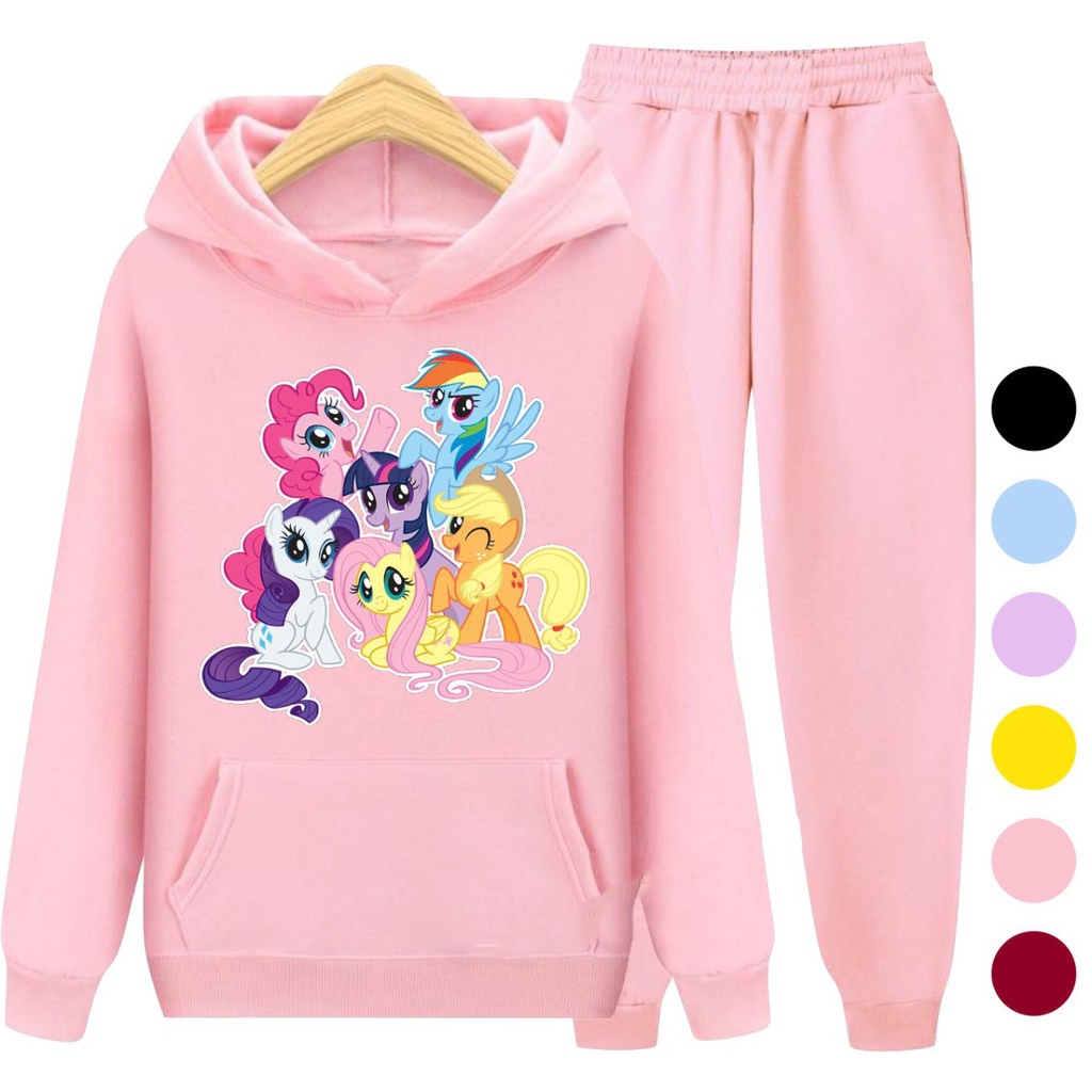 Setelan Anak Sweater Hoodie KUDA PONI 02 / Sweater Anak Perempuan Baju Jaket Remaja