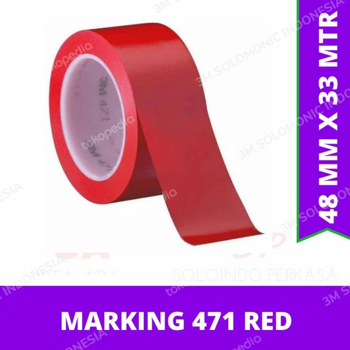 

[ varostore90 ] Floor Marking Tape 471 3M red size 2in x 36yrd x 0.14mm