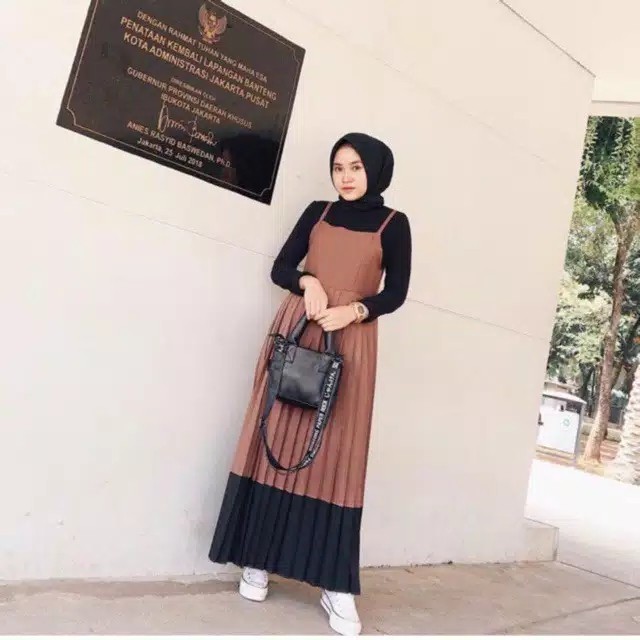 OVERALL RAJUT/TISHA OVERALL BAJU GAMIS TERBARU GAMIS LEBARAN GAMIS IMPORT OVERALL GAMIS KEKINIAN TIS