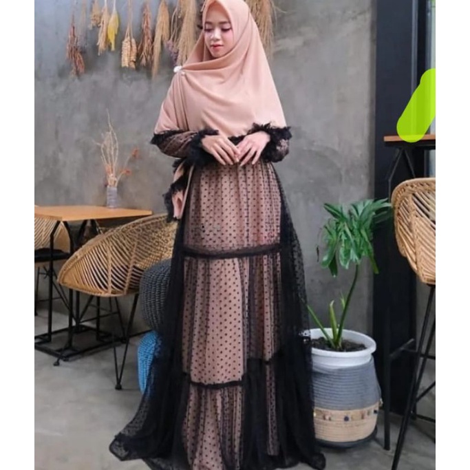 Kain Tile Dot (polkadot) Persetengah Meter