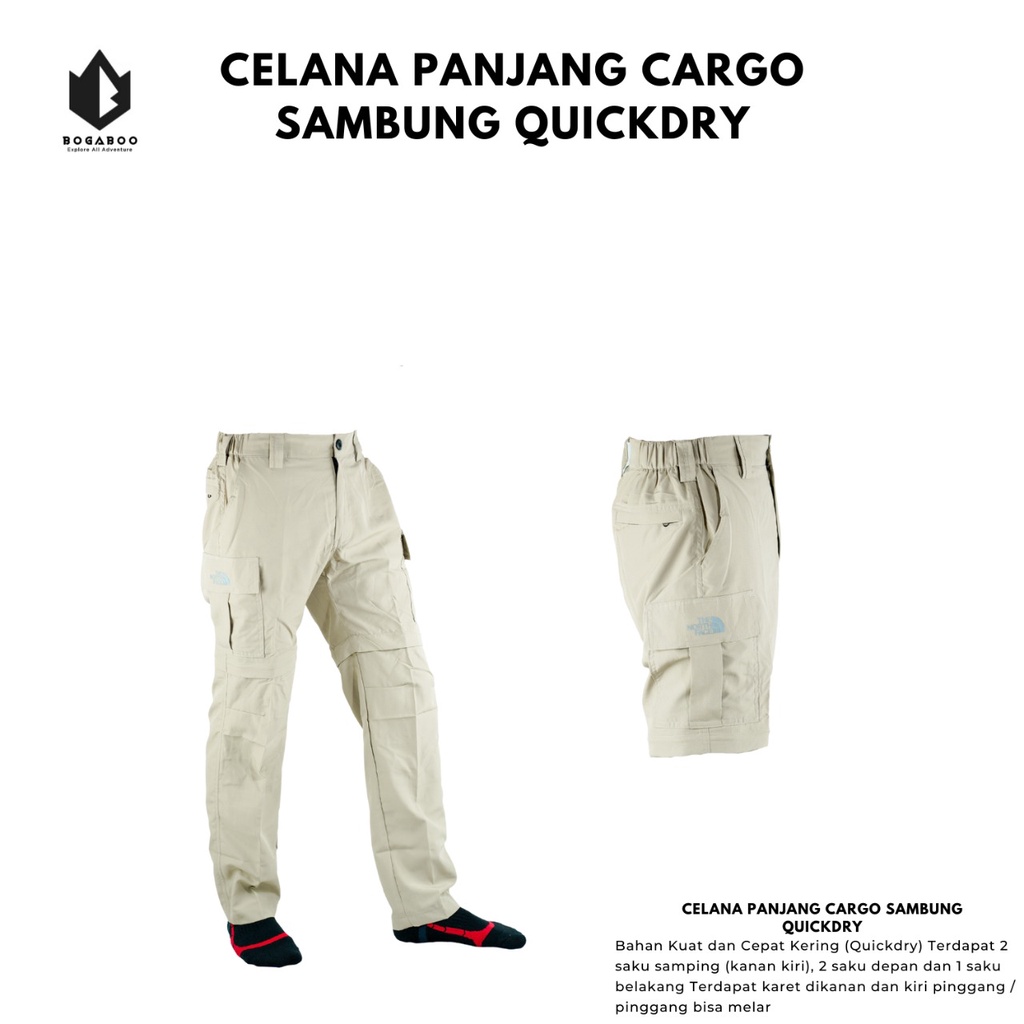 Celana Sambung - Celana Cargo - Celana Panjang Outdoor- celana quickdry sambung - celana pdl - celana cargo sambung
