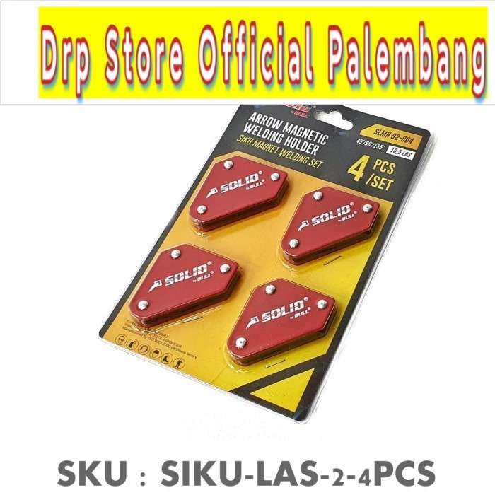 SOLID Siku Magnet Mini 2&quot; 4 pcs Set - Smart Welding Magnet Las