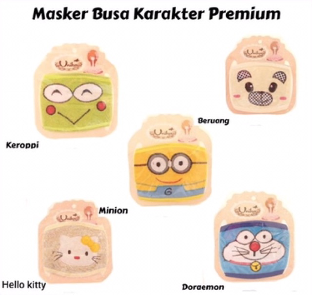 Masker motif karakter - Minion