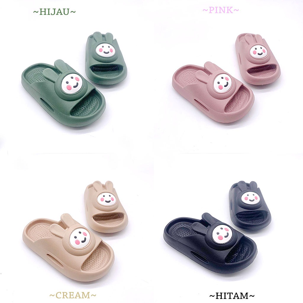 Sandal Anak-Anak Perempuan Sandal Selop Motif Boneka Terbaru Size 24-29