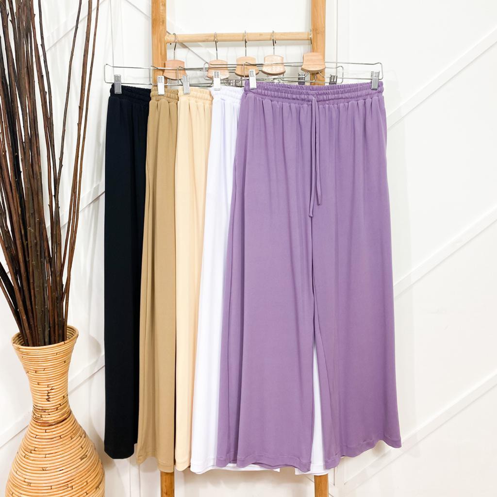 DISKON - DINDA KULOT - celana jersey / celana bigsize / kulot bigsize / kulot bestseller / kulot jersey