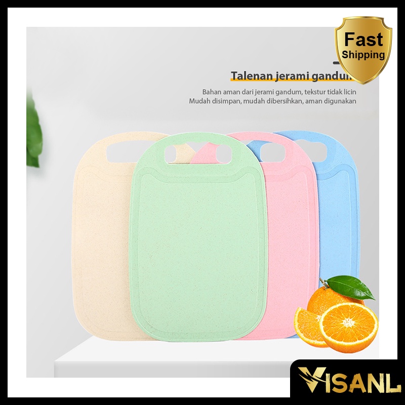 Talenan Antislip Bahan PP Food Grade Buah Sayur Cutting Board Talenan Bahan