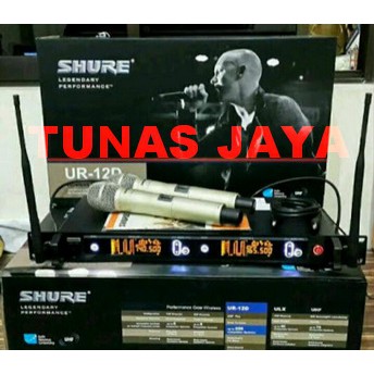 Microphone Mic Wireless Shure UR 12 D Vokal Professional (Handheld)