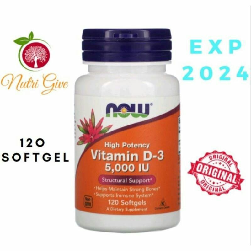 Vitamin D3 5000 1000 10000 iu Now Foods Vit d3 k2 isi 120 180 240 capsules Ori USA Vitamin D Vit D3