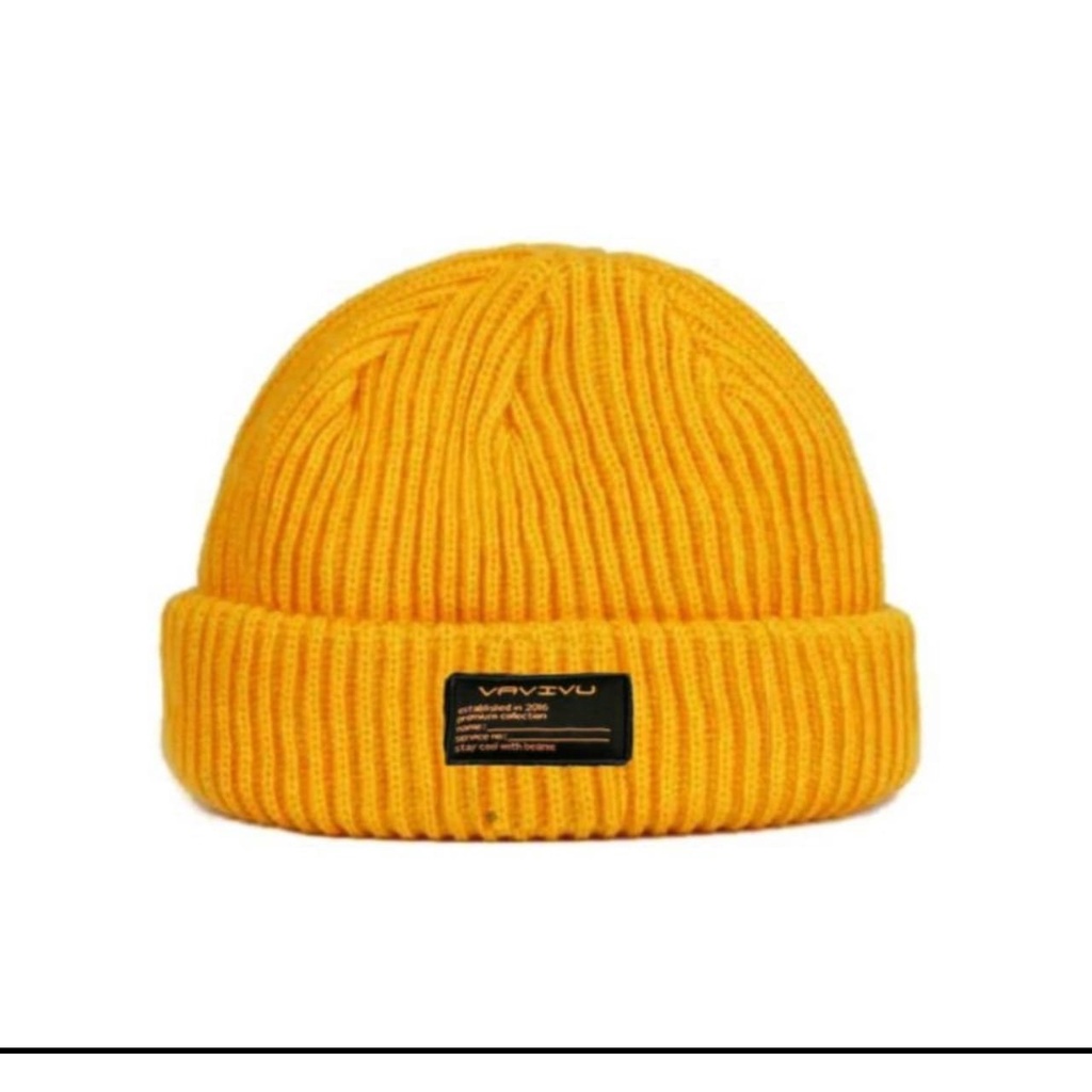 Kupluk Beanie Rajut Cap VAVIVU Kupluk Beanie Hat Premium Distro Quality Dewasa