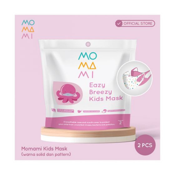 MOMAMI Easy Breezy Kids Mask Girl - 2 pcs masker