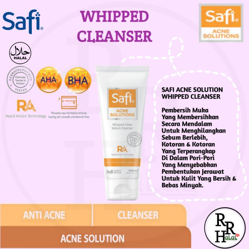 Safi Malaysia | Safi Acne Solution Whipped Cleanser Anti Acne Cleanser Sabun Muka Jerawat Penghilang