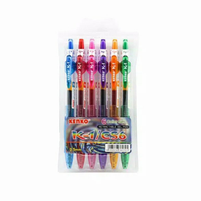 

Diskon Pulpen Gel Kenko K1 Set Isi 6 Warna Cs6 Hemat