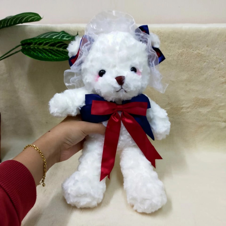 Boneka teddy bear import lembut 32cm beruang house kado hadiah ultah souvenir hampers