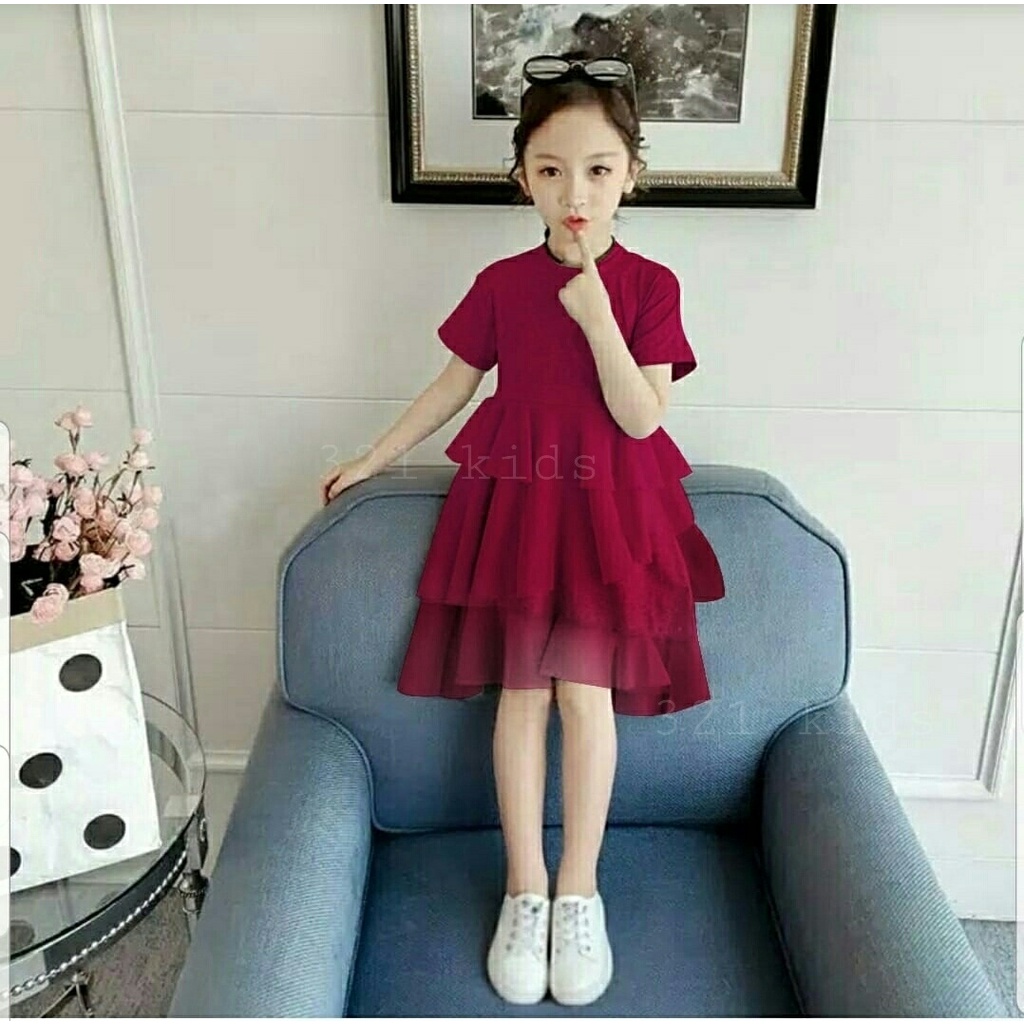 Dress Lekid - Baju Anak Perempuan Terbaru - Dress Anak Perempuan