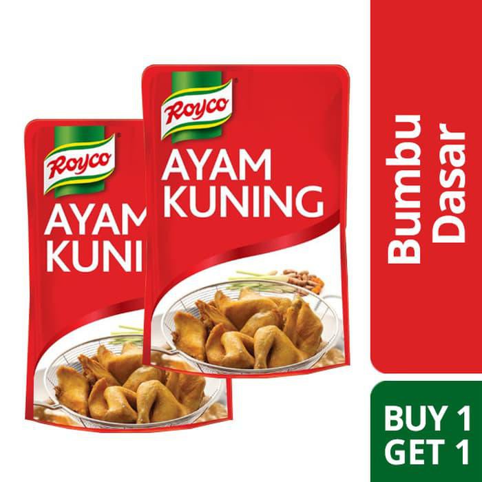 

Buy 1 Get 1 - Royco Bumbu Dasar Ayam Kuning 600g BERKUALITAS